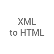XML to HTML Conversion